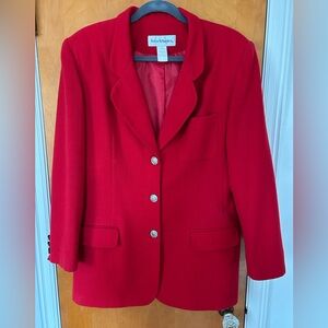 Vintage Norton McNaughton Blazer Women’s 100% Wool Blazer lined size 14